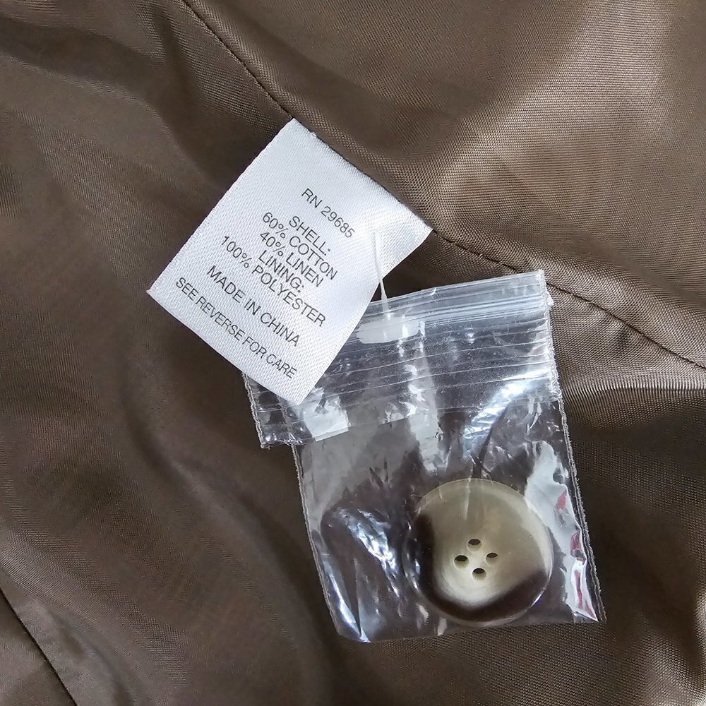 Pendleton Fitted Beige Single Breasted Tweed Blaz… - image 7